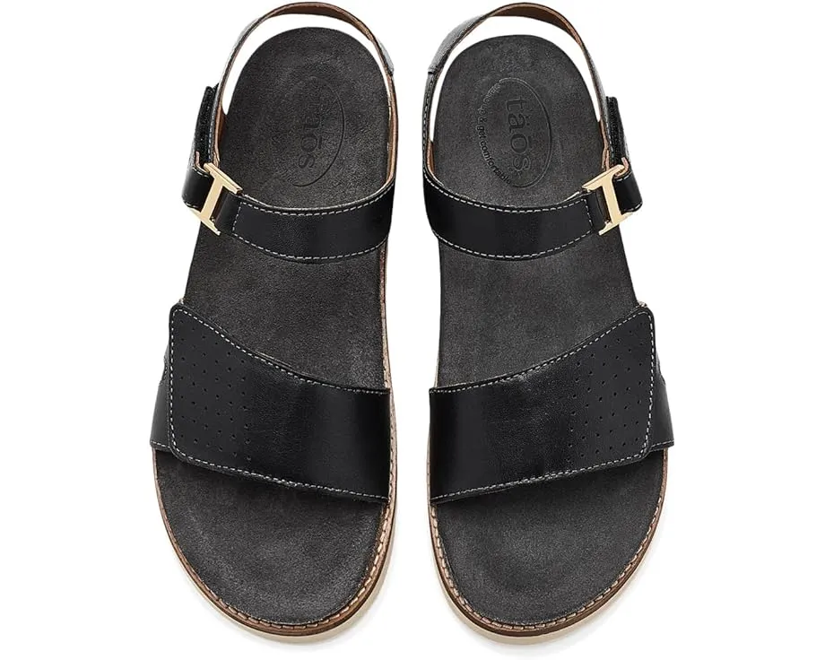 Сандалии Taos Footwear Modern с кожаным верхом и регулируемым ремешком