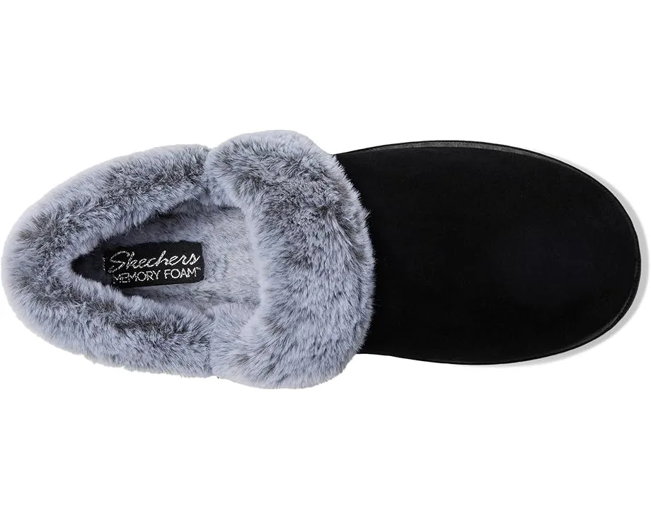 Тапочки SKECHERS Cozy Campfire French Toast2 с замшевым верхом и памятью формы