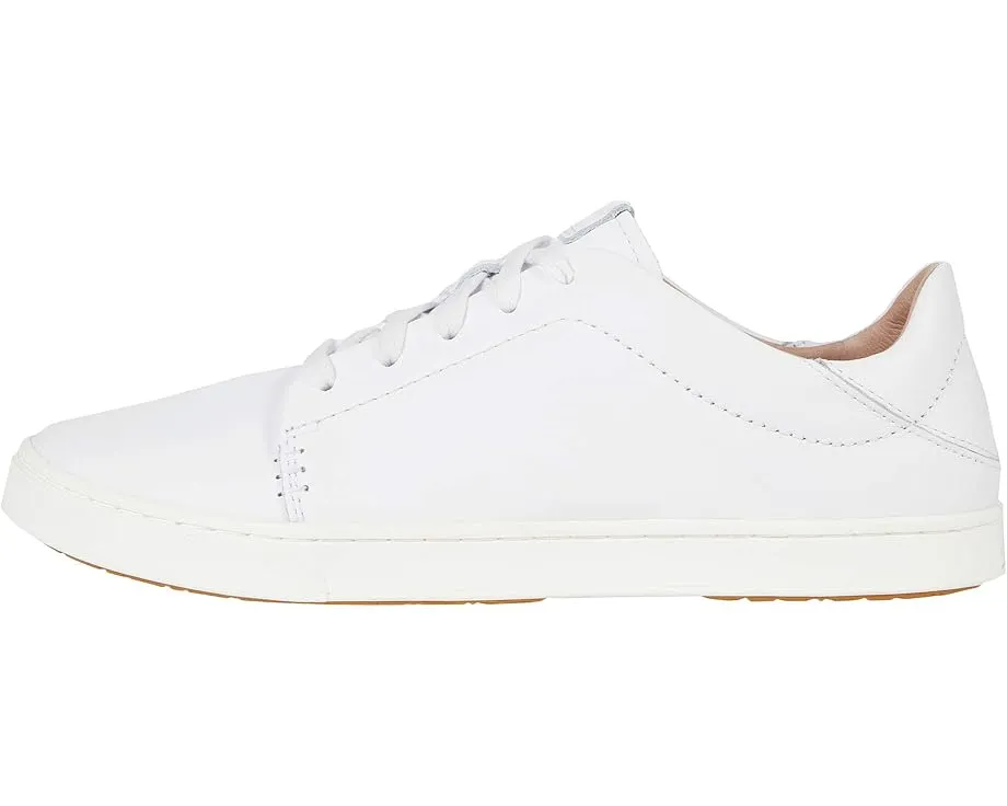 Кроссовки OluKai Pehuea Li Ili на шнурках с кожаным верхом и мягкой стелькой