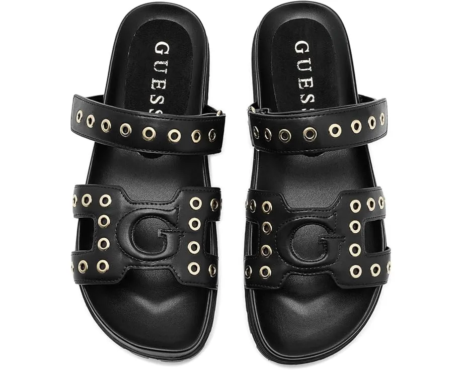 Сандалии GUESS Fashie на платформе с двойными ремешками и люверсами