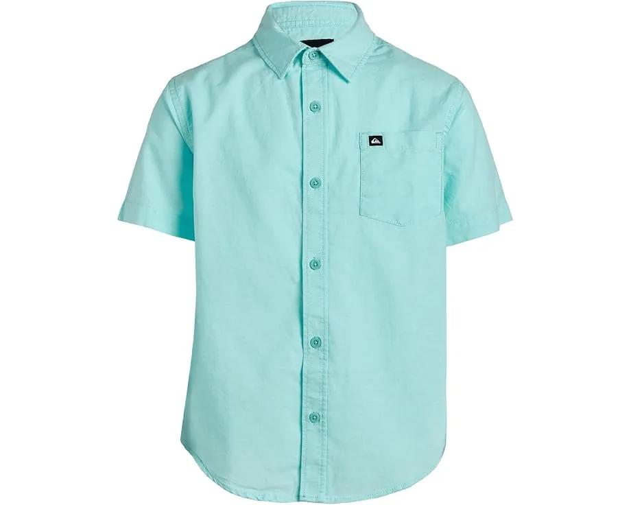 Quiksilver классическая рубашка с коротким рукавом Oxford для детей