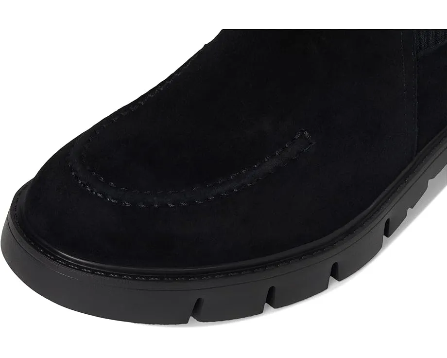 Ботинки Vaneli Nalda из замша с круглым носком и молнией