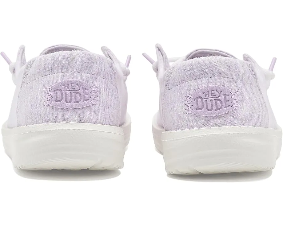 Hey Dude Kids Wendy Y Stretch Jersey Lilac с мягким эластичным верхом