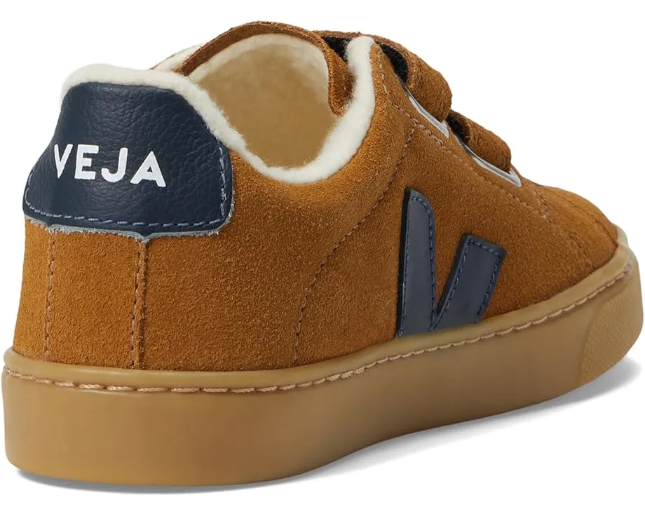 Детские зимние кроссовки VEJA Small Esplar с застежкой на липучке и флисовой подкладкой