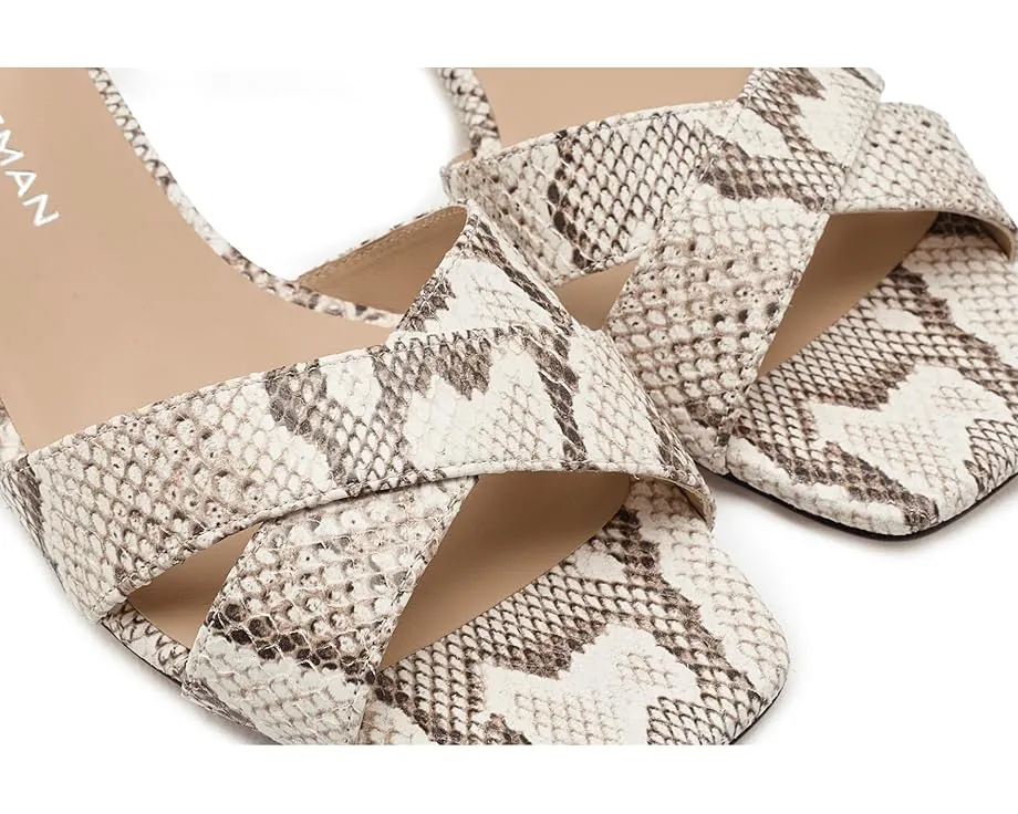 Босоножки Stuart Weitzman Vinnie Sandal 50 на каблуке kitten heel