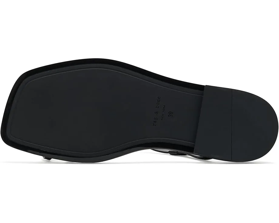 Босоножки Remi Flat Sandals от rag & bone с украшением из страз на ремешке