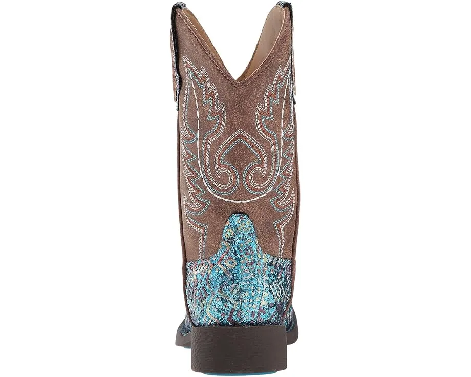 Сапоги Roper Kids Glitter Aztec с квадратным носком и блестками