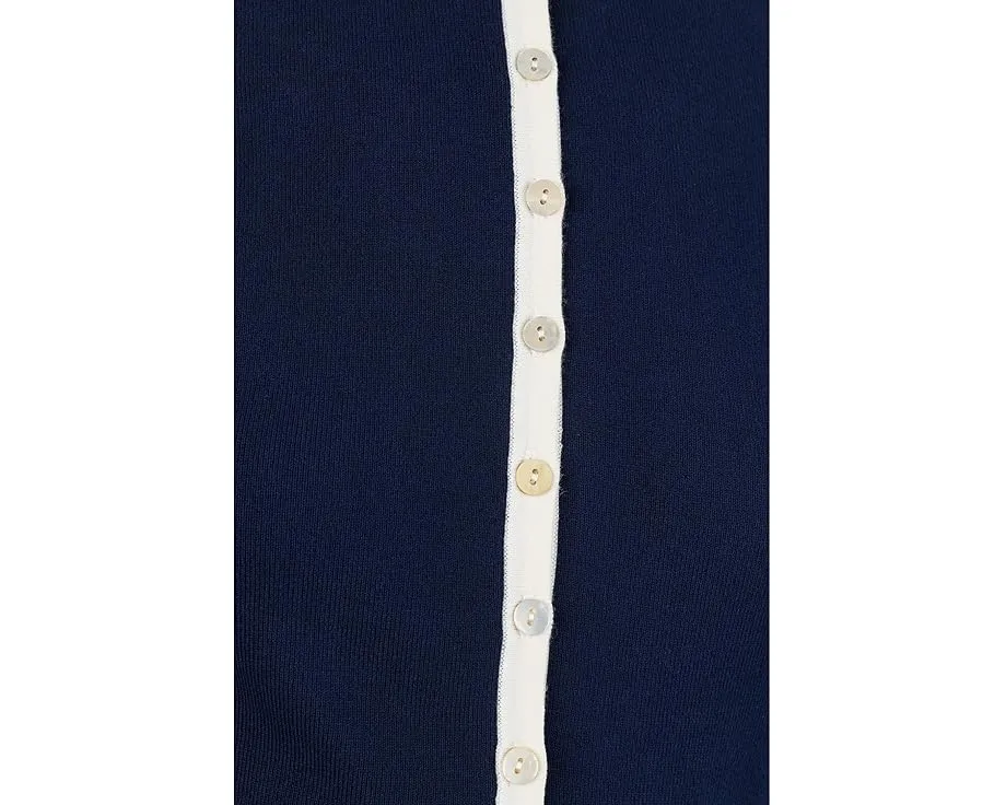Топ Maren Contrast Henley Tank 525 america с контрастной отделкой