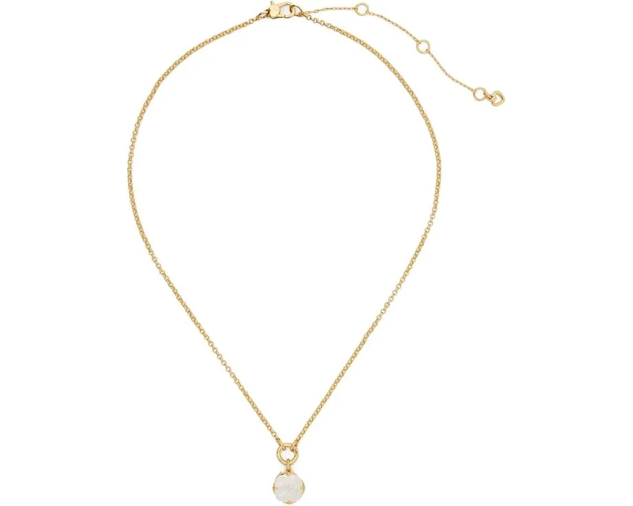 Кулон Kate Spade New York 10 мм в виде цветка с цирконием