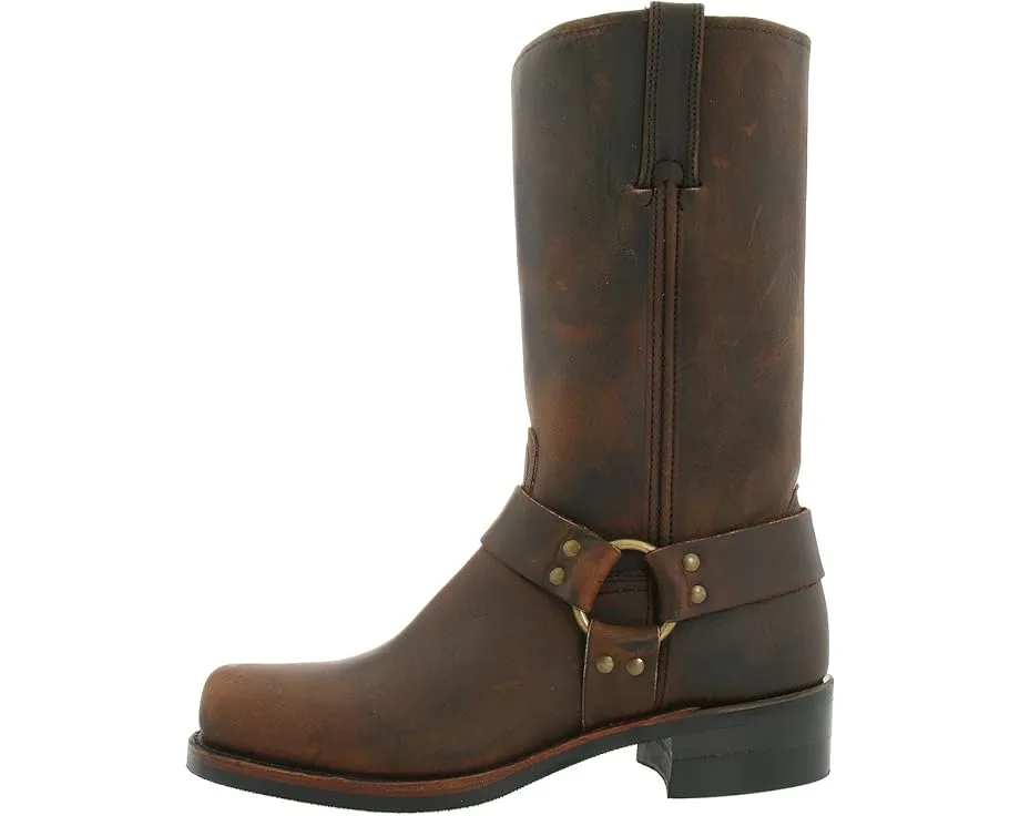 Ковбойские ботинки Frye Harness 12R из грубой кожи с упором
