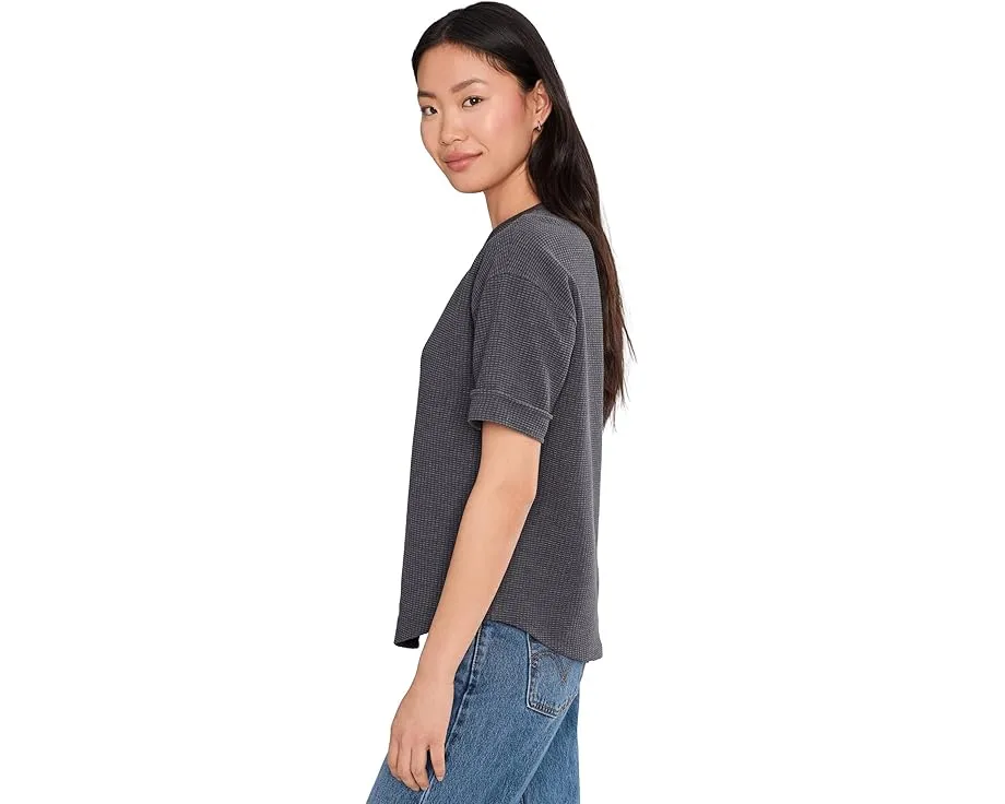 Свитшот Lilla P Drop Shoulder с текстурой вафли и свободным кроем