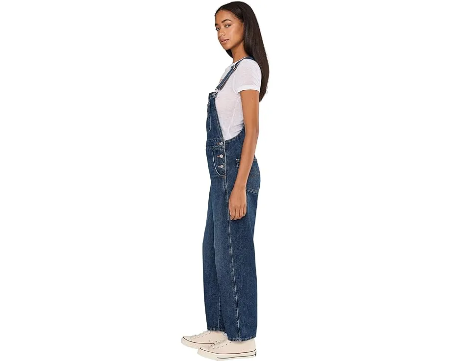 Levi's Womens Vintage Overall джинсовый комбинезон прямого кроя в светлой стирке