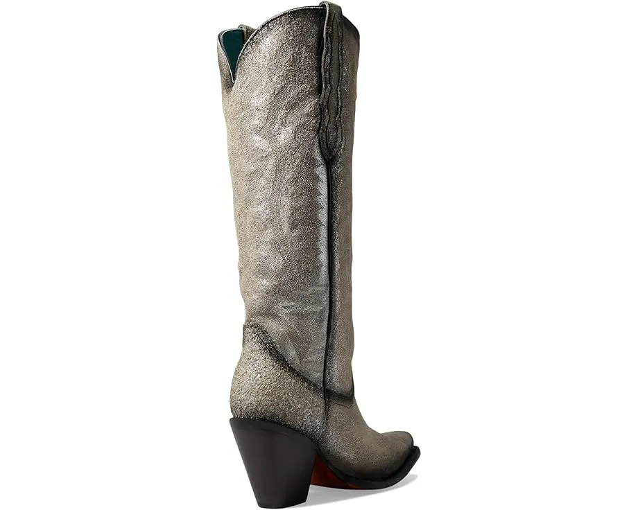 Высокие сапоги Corral Z5224 до колена с металлическими деталями и вышивкой