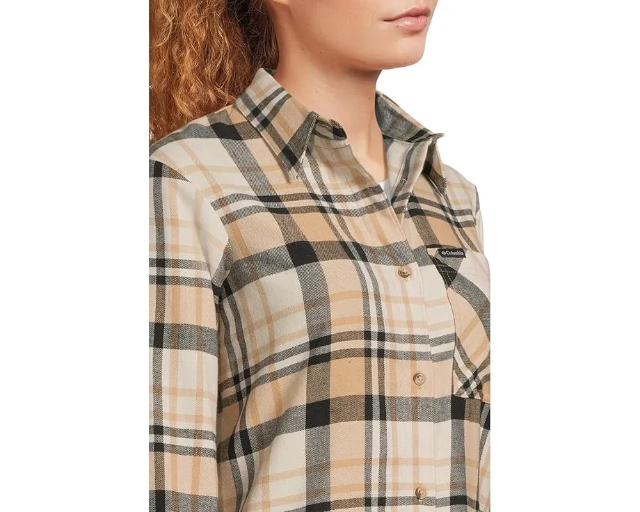 Рубашка Columbia Calico Basin Flannel с длинным рукавом и клетчатым принтом