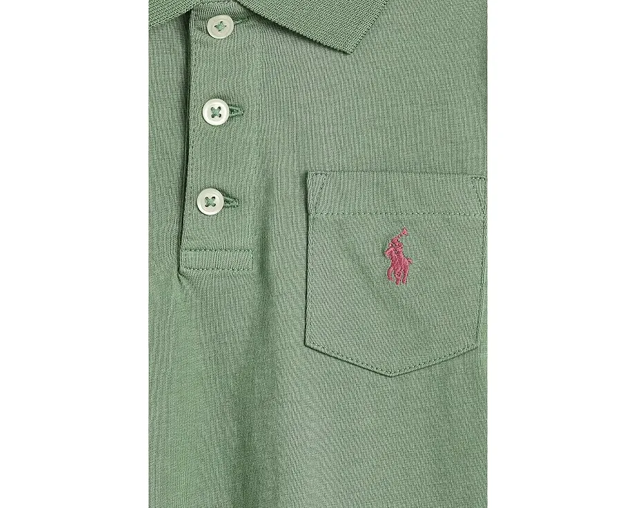 Детское поло Cotton Jersey Pocket Polo Ralph Lauren