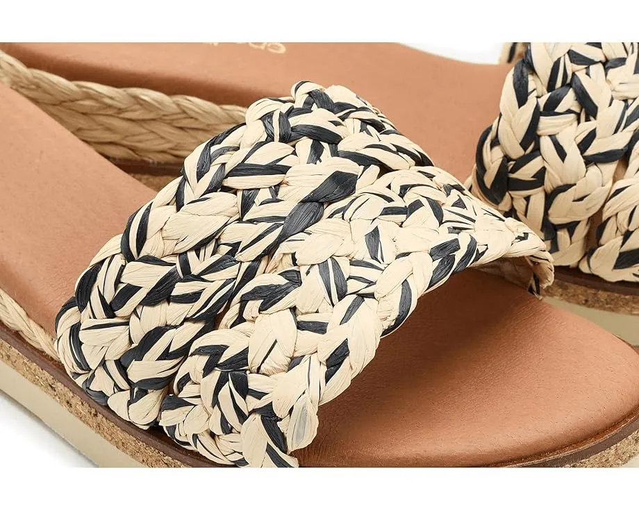 Сандалии Andre Assous Nessie на платформе с плетеным каблуком и миндалевидным носком