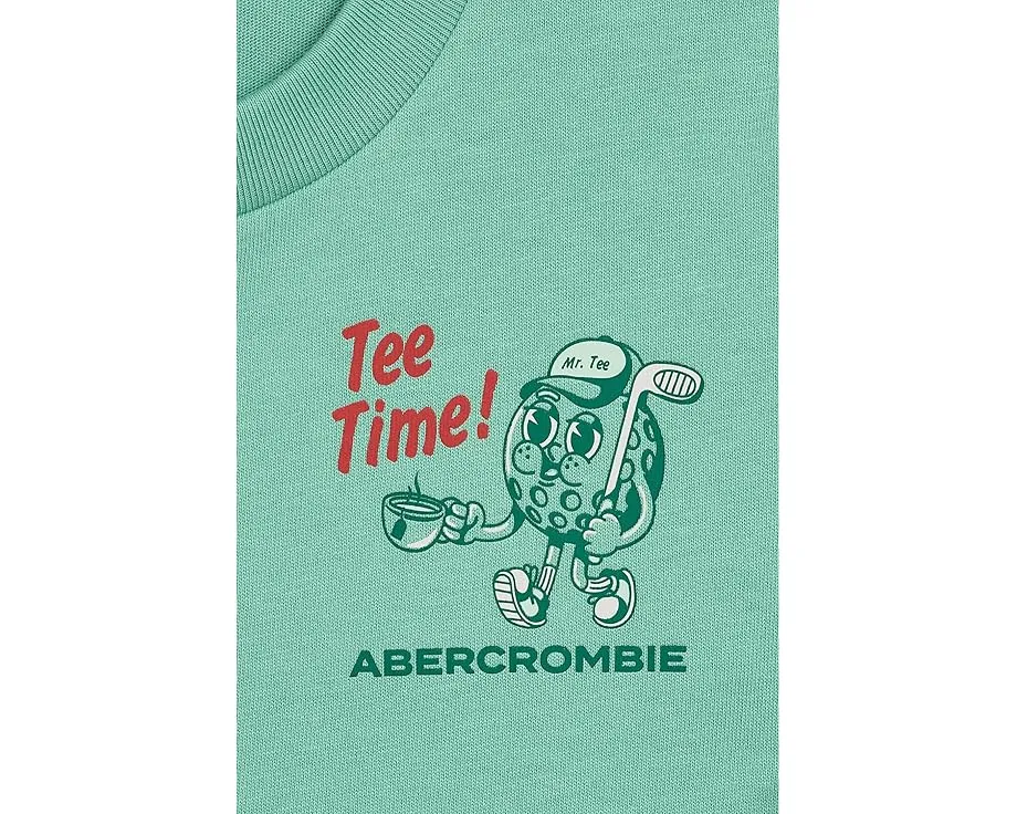Футболка Tee Time для детей от abercrombie kids с принтом