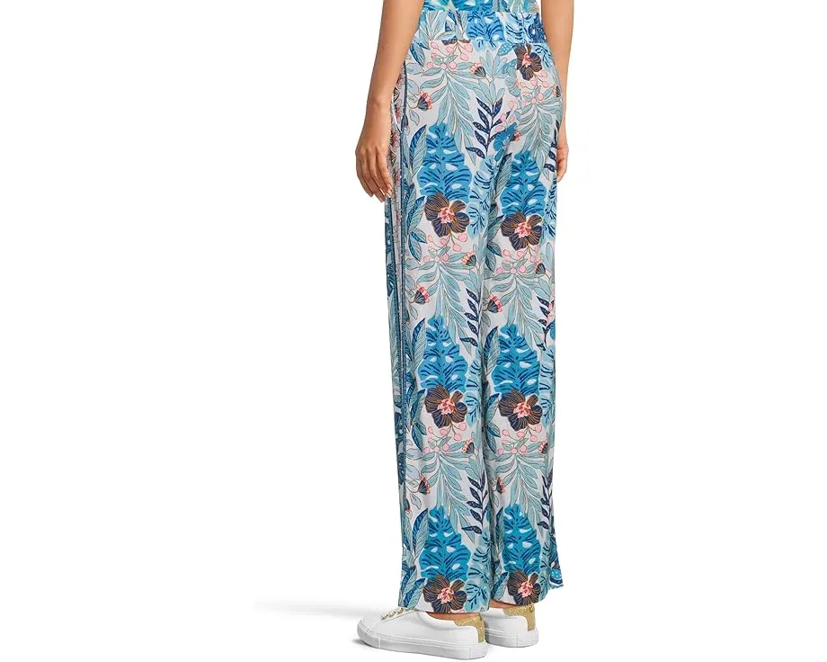 Lilly Palazzo Bal Harbour с прямыми брюками и эластичным поясом на средней посадке