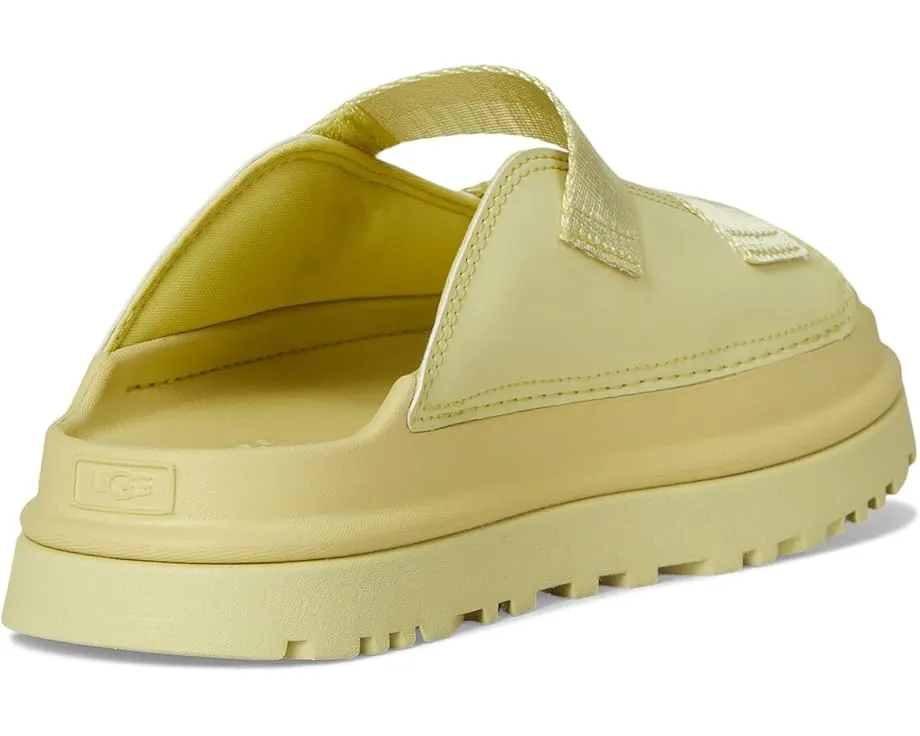 Детские шлепанцы UGG Goldenglow Slide с ремешками из переработанных материалов