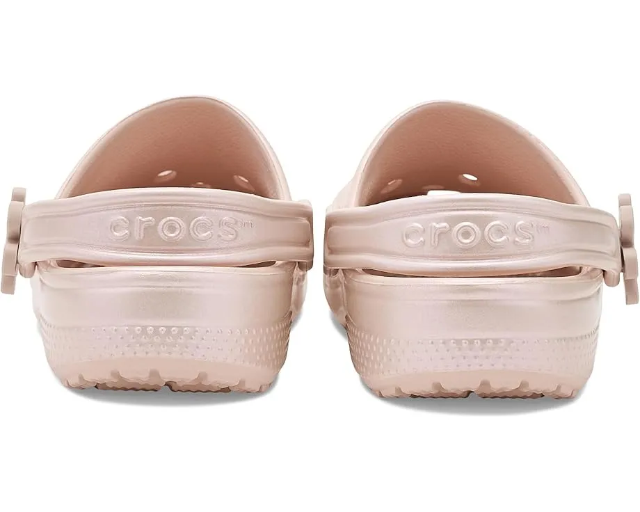 Кроксы Crocs Kids Classic Pearl Shine Clogs с материалом Croslite