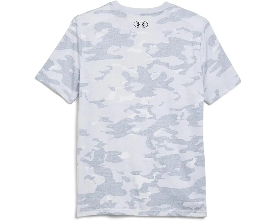 Футболка Under Armour AOP Camo Logo для детей с камуфляжным принтом