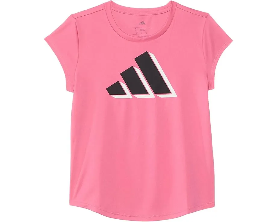 Футболка с коротким рукавом Cap Sleeve Poly Tee Adidas для детей