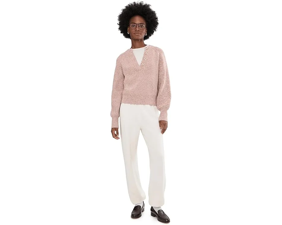 Свитер Kennings с застежкой на половину пуговиц и V-образным вырезом Varley