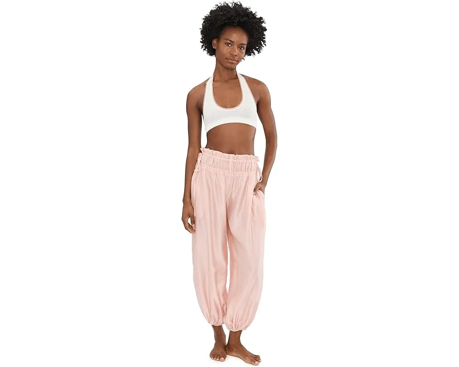 Free People топ Sweet Point Seamless Halt с вырезом