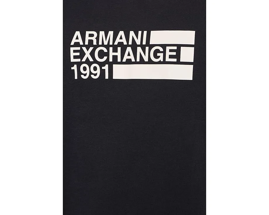 Футболка Armani Exchange slim из джерси с блок-логотипом
