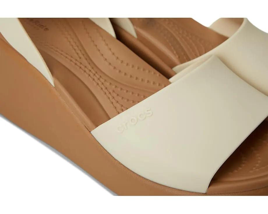 Crocs Сандалии Brooklyn Ankle Strap Wedges с регулируемой лямкой на щиколотке