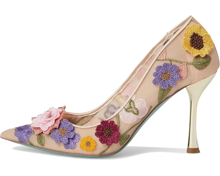 Туфли-лодочки Aimey с цветочным декором на шпильке от Blue by Betsey Johnson