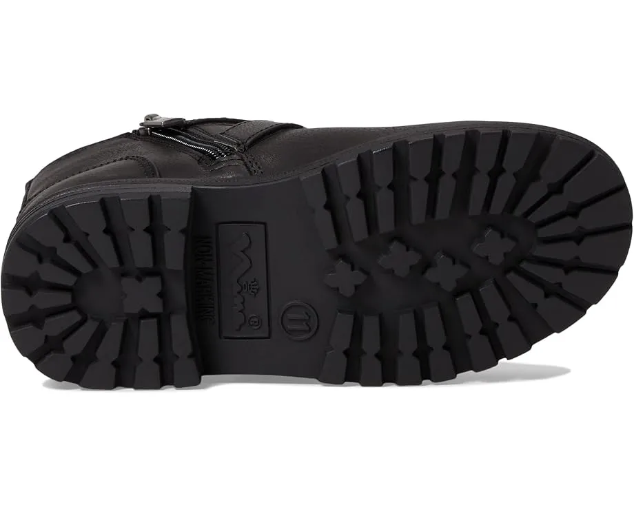 Детские ботинки Kylee от Nina Kids с квадратным носком Black Tumbled