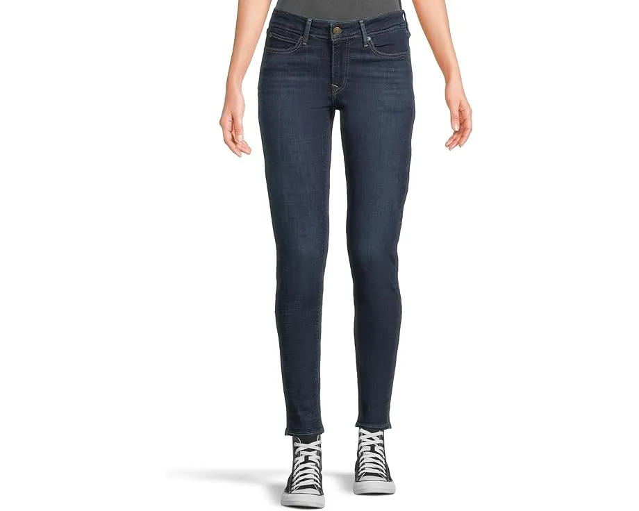 Узкие джинсы Levi's Womens 711 Skinny с кожаным патчем и эластичной тканью