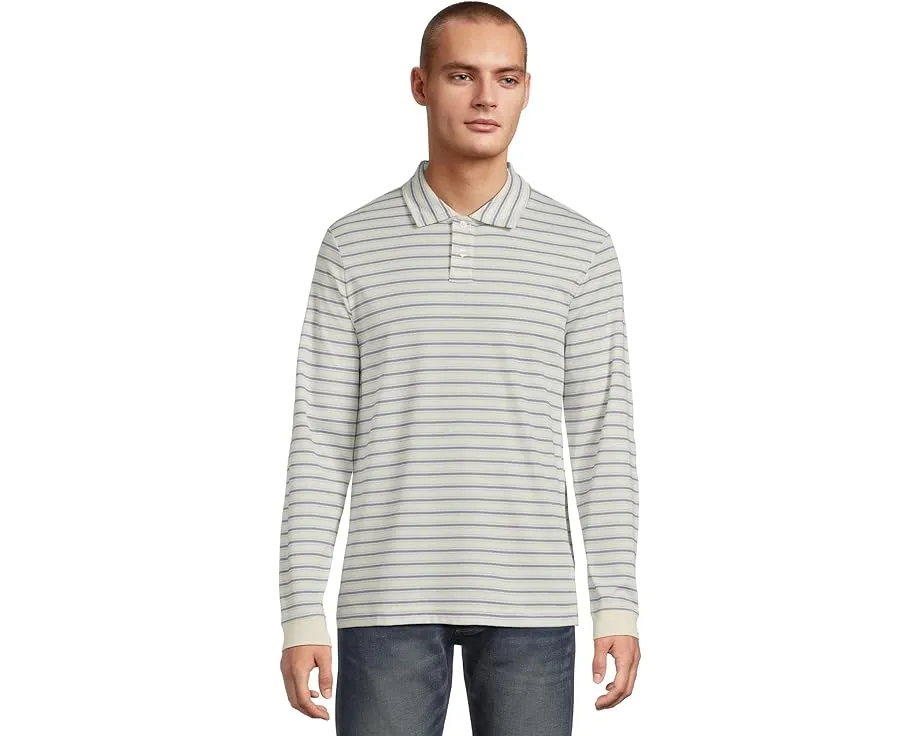 Поло Comfort Stretch Performance с длинным рукавом в полоску и эластичной тканью L.L.Bean