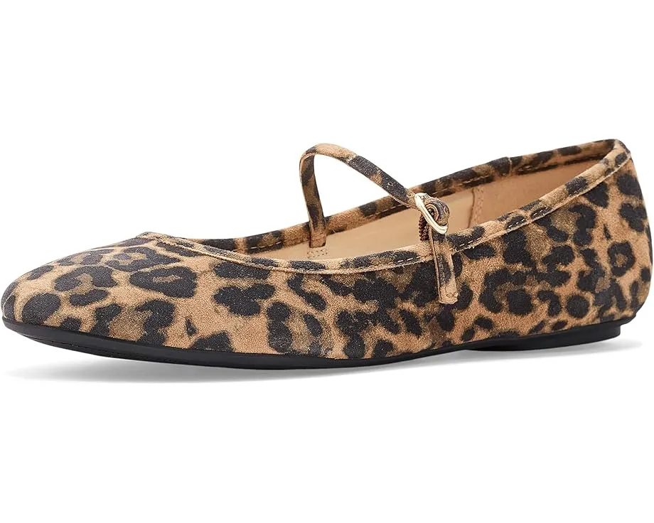 Балетки Classik с ремешком и квадратным каблуком из кожи Nine West