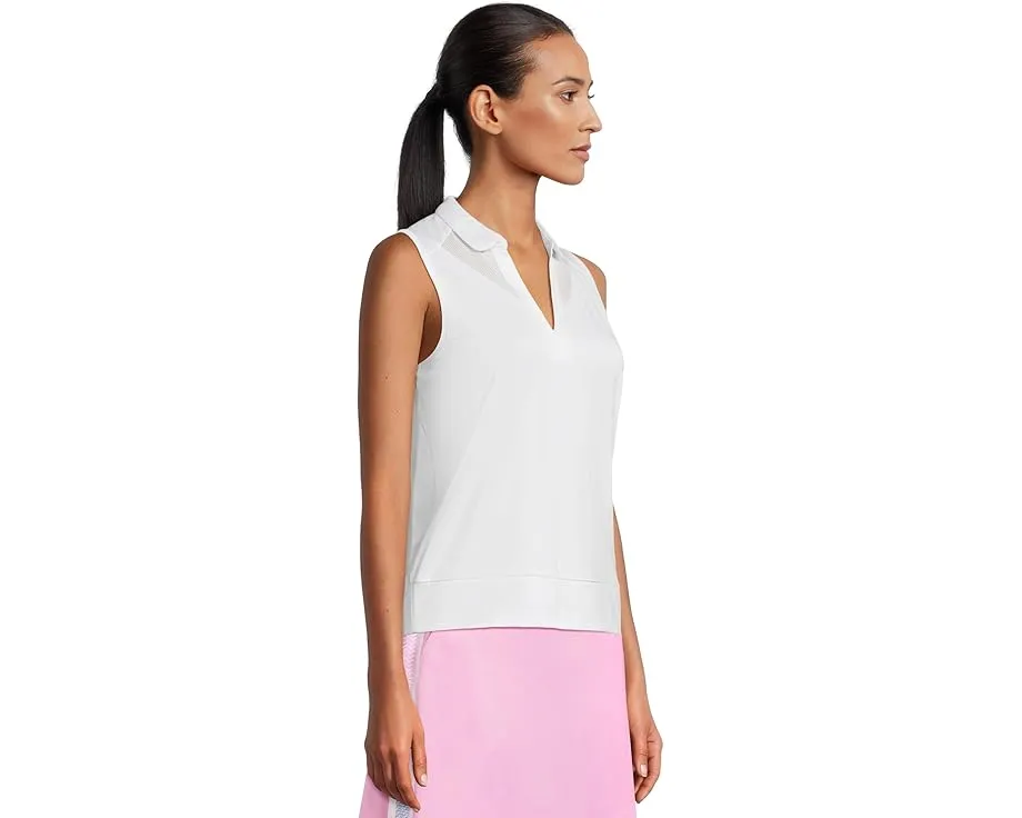 Топ Callaway без рукавов с сетчатыми вставками и защитой от солнца