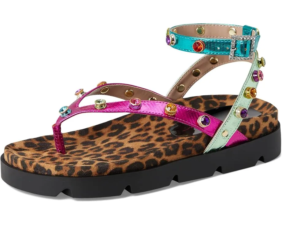 Сандалии Conley от Blue by Betsey Johnson с платформой и леопардовым принтом на подошве