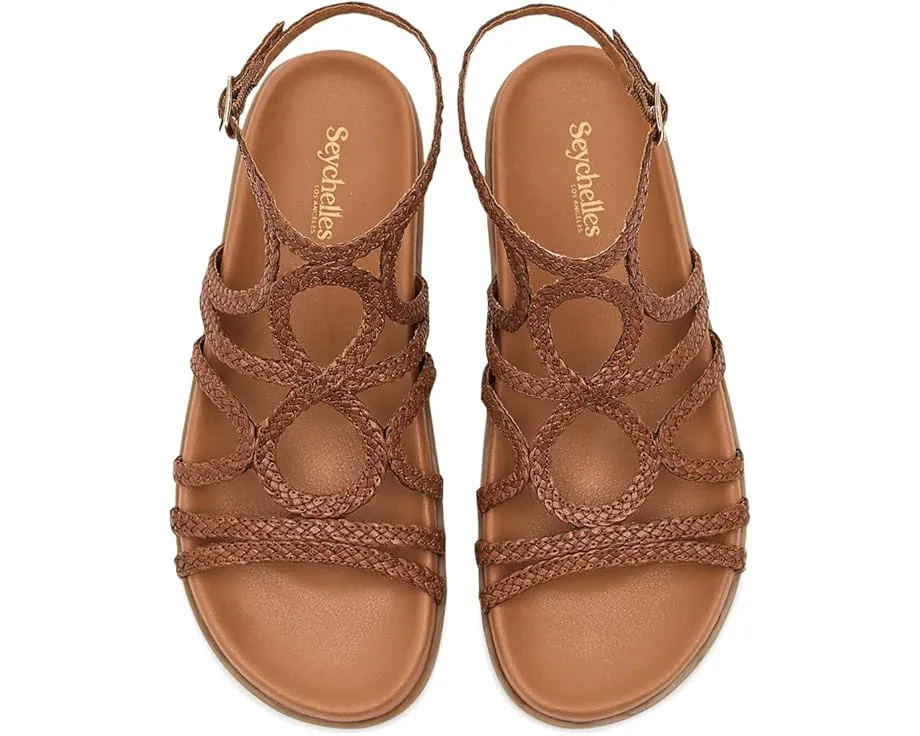 Сандалии Sweet Emotion с плетеными ремешками и регулируемой застежкой
