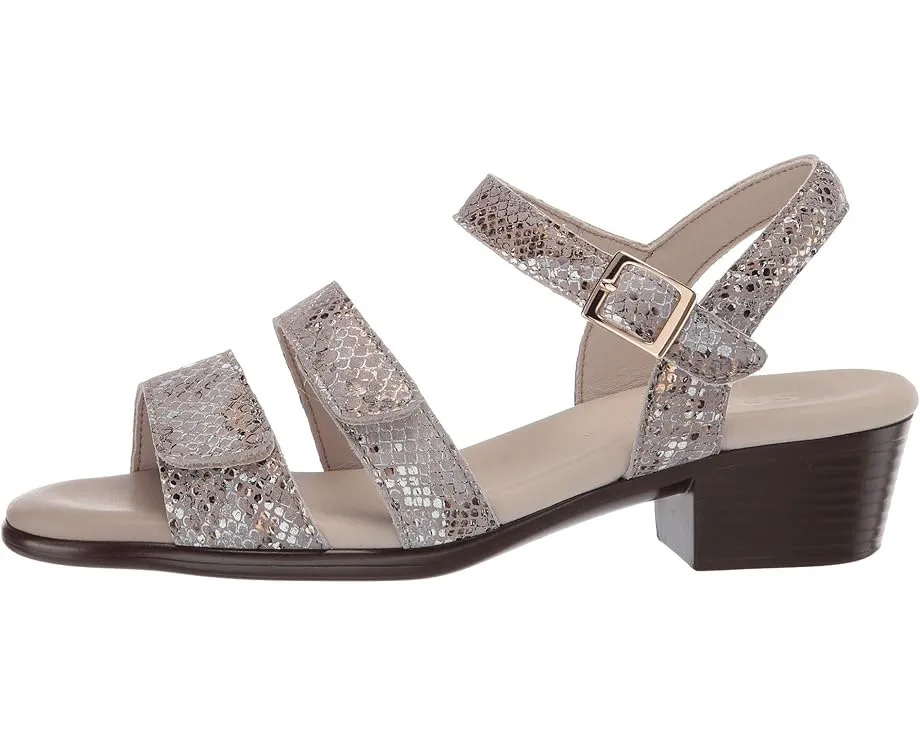 Сандалии SAS Savanna на устойчивом каблуке с регулируемыми ремешками и мягкой стелькой