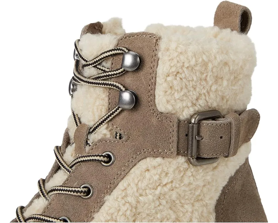 Зимние полусапожки Spring Step Namiko из искусственной овчины и замши на тракционной подошве