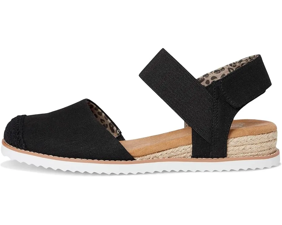 Сандалии BOBS from SKECHERS Desert Kiss Sun Shining на джутовой подошве