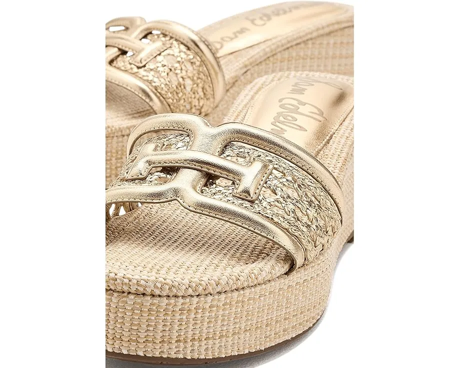Сандалии Sam Edelman Pauleena Weave на платформе и танкетке с плетеным узором