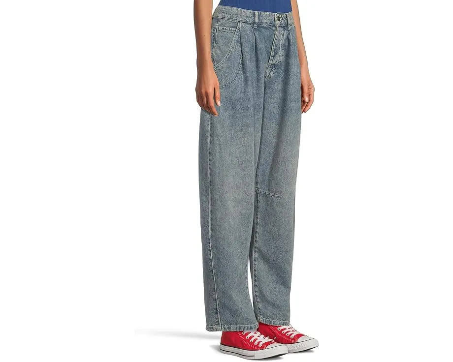 Джинсы Heartland Baggy с прямым кроем и низкой посадкой Free People
