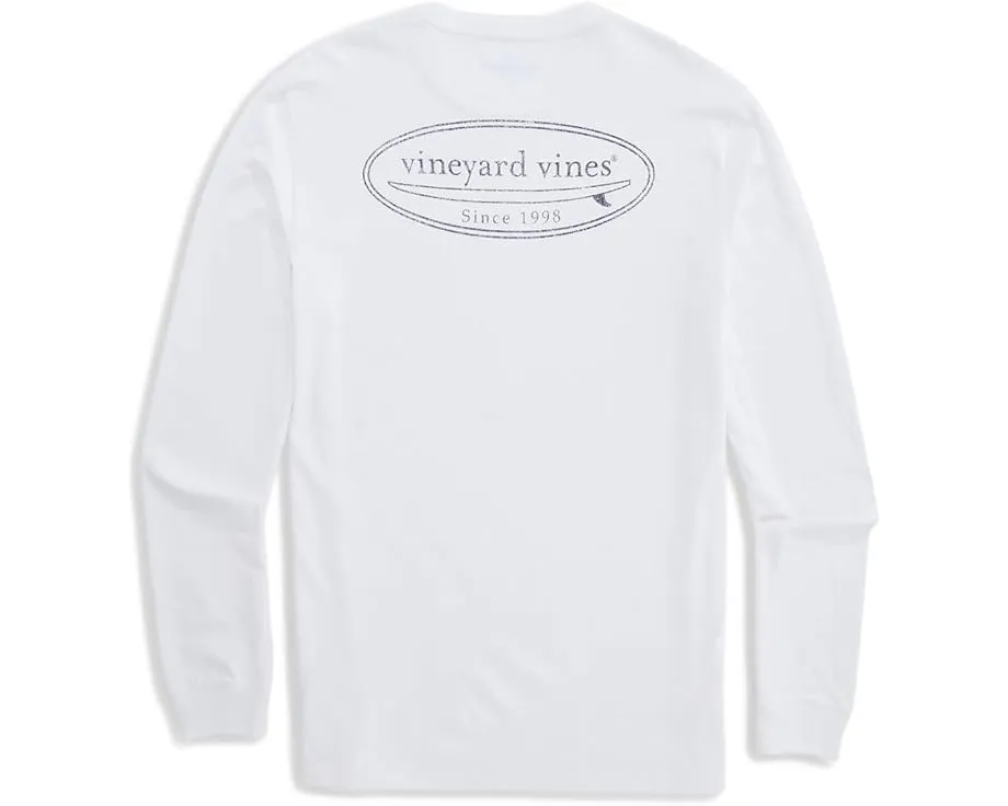 Vineyard Vines футболка с принтом и карманом из мягкого хлопка