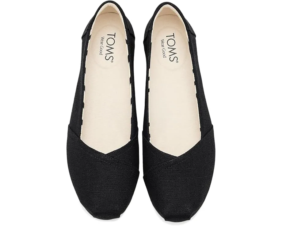 Балетки TOMS Alpargata Ballet с V-образным мысом и стелькой с памятью формы