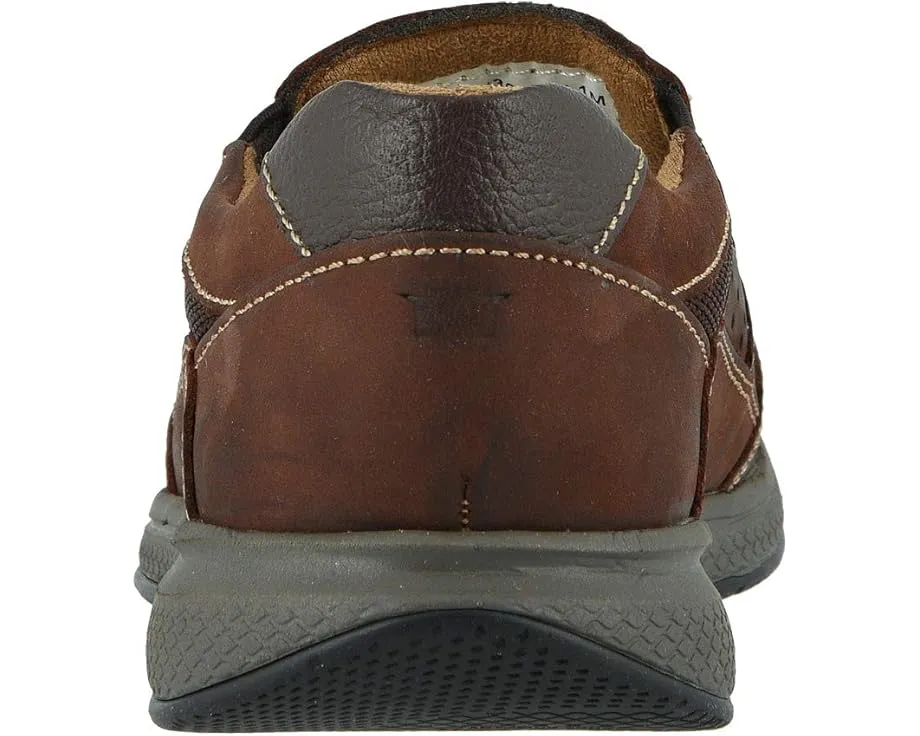 Florsheim Kids Great Lakes Sport Slip с контрастной строчкой и стелькой Memory Foam