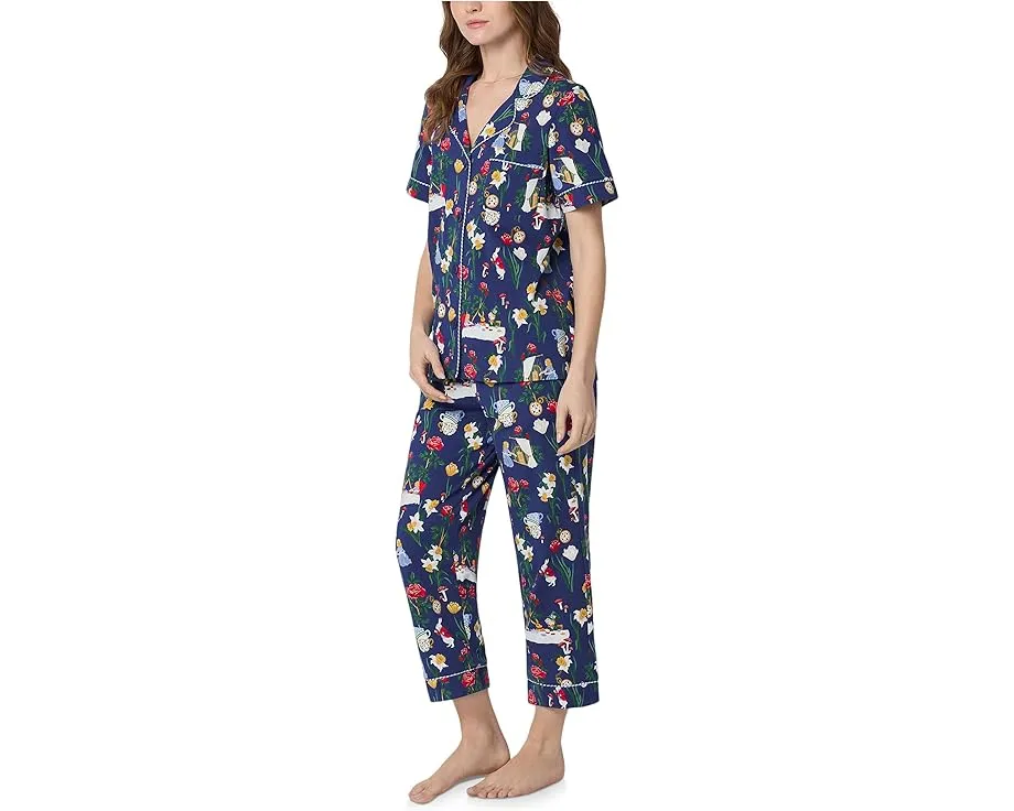 Пижамный комплект Bedhead PJs с короткими рукавами и укороченными брюками