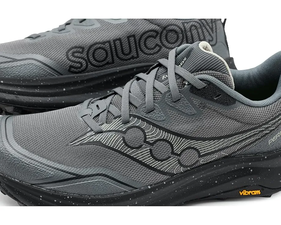 Трейловые кроссовки Saucony Peregrine 16 с подошвой Vibram MegaGrip и усиленной амортизацией PWRRUN