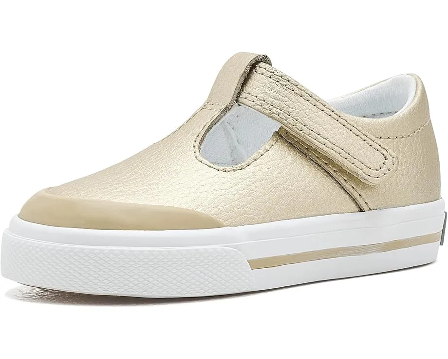 Детские туфли FootMates Drew-Leather T-bar с поддержкой свода стопы