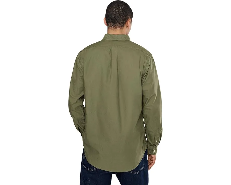 Классическая рубашка Classic Fit Long Sleeve Oxford Polo Ralph Lauren с длинным рукавом